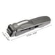 thumbnail image 4 of Unique Bargains 1pc Cortaúñas Cortaúñas portátil para el cuidado de las uñas Acero inoxidable Gris, 4 of 7