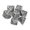 Bronze Sliver, variant on 7Pcs Metal Polyhedral s, D4-D20 Die, D20 D12 D10 D% D8 D6 D4 Dragon Pattern for Party Favors, Entertainment, Board Game, Math Teaching, Bronze Sliver