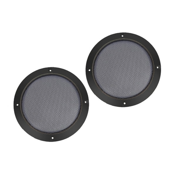 Tizuqe 2/3/4/5/6.8/8 Inch Black Car Speaker Grill Mesh Round Horn Protective Cover Circle Enclosure Net 2PCS