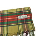 thumbnail image 2 of Unisex Winter Scottish Stewart Plaid Scarves Wool Feel Super Soft Luxurious Scarf - Beige, 2 of 3