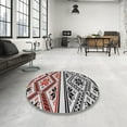 thumbnail image 4 of Ahgly Company Machine Washable Indoor Square Transitional Gainsboro Gray Area Rugs, 4' Square, 4 of 7