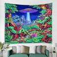 thumbnail image 4 of Monfince Magic Forest Tapestry Wall Hanging Flannel Art Tapestries for Living Room Bedroom Dorm Decor, 4 of 9