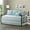 Emma Teal, variant on Home Soft Things 6-Piece Reversible Quilted Daybed Set w/ Bedskirt, Shams & Pillow - Emma Teal, 75"x39"