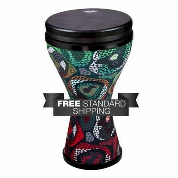 Remo Festival DK-2510-68 10" Pre-Tuned Doumbek Tribal Green