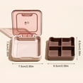 thumbnail image 1 of mmirethe Pill Box Mini Tablet Storage Container 4 Grids Moisture-proof Pills Dispenser Daily Household Travel Organizer Pocket Blue 1Set, 1 of 6