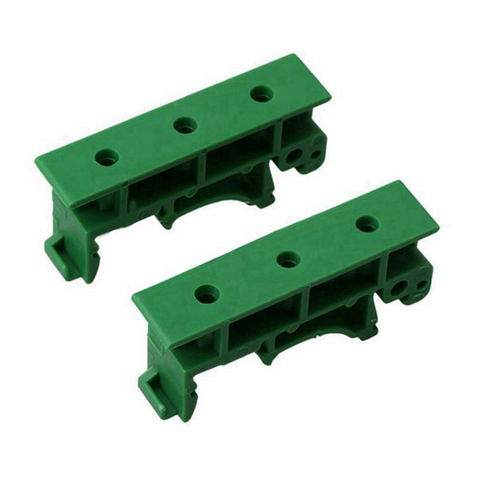 400Pcs DRG-01 PCB for DIN 35 Rail Mount Mounting Support Adapter Circuit Board Bracket Holder Carrier Clips Connectors