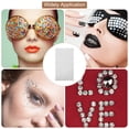 thumbnail image 5 of 2190Pcs 3mm/5mm Rhinestone Stickers for Crafts, 4 Sheet Round Rhinestone Sticker for Scrapbooking, White Silver, 5 of 5