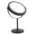 thumbnail image 1 of Espejo Con Luz LED, Rotación De 360 ​​​​grados, Aumento 3X, 8 Pulgadas, Base Estable De Doble Cara, Espejo De Maquillaje LED De Acero Inoxidable Para Uso Doméstico, 1 of 7