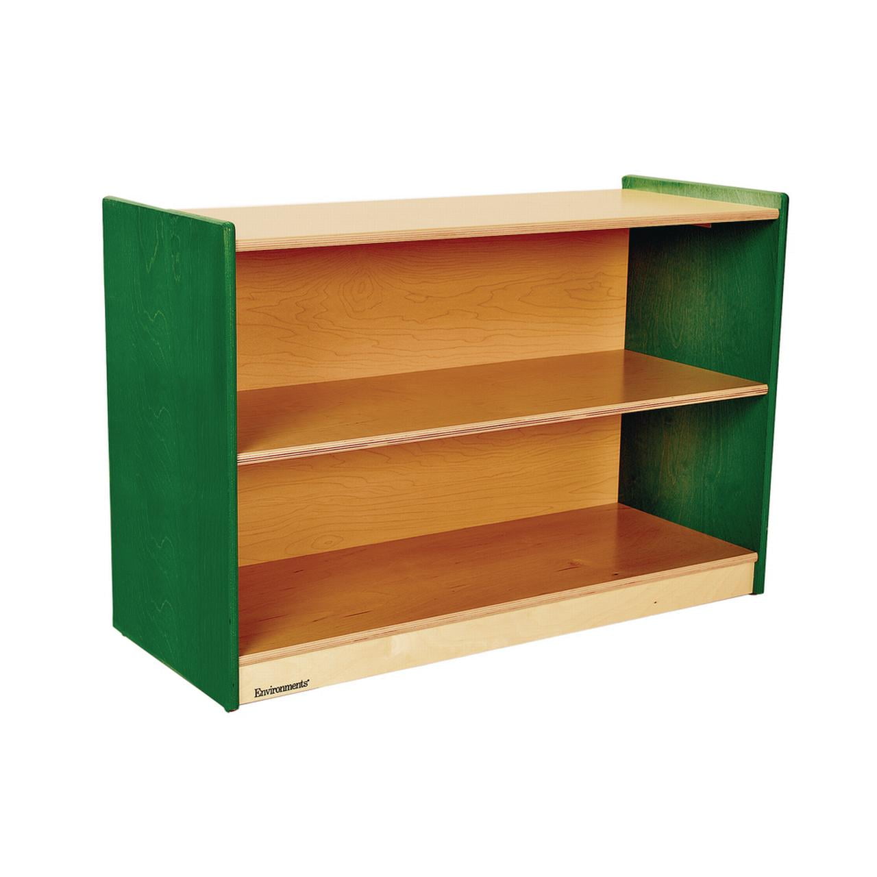 Environments 24" Forest Wood Straight Shelf Green (Item F24GRN
