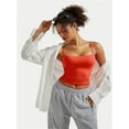 thumbnail image 5 of Women’s Sexy Square Neck Tank Top Spaghetti Strap Trendy Going out Basic Cami Shirt, 5 of 7