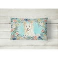 thumbnail image 2 of Carolines Treasures CK3403PW1216 White Collie Canvas Fabric Decorative Pillow 12H x16W multicolor, 2 of 4