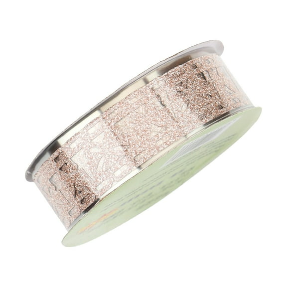 VEFSU Lace Ribbon,0.8 X 39In Lace Pattern Glitter Tape,6 Colors Decorative Tape for Scrapbooking, Card Making, Crafts, Frames, Planner, Journal, Gifts Decoration,Lace Washi Tape