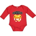 thumbnail image 3 of Inktastic Powered by Chicken Nuggets Boys or Girls Long Sleeve Baby Bodysuit, 3 of 5