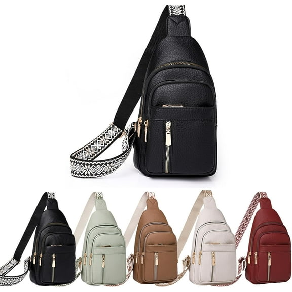 Women's Fashion Casual Solid Color Crossbody Bag, Anti-Theft Large Capacity Waterproof Crossbody Purse