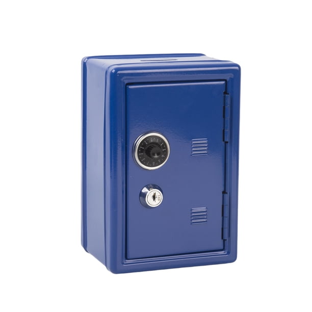 Mini Locker - Caja de almacenamiento ligera y versátil para cosméticos, muñecas y artículos de papelería azul oscuro