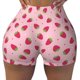 thumbnail image 2 of Fotbe Strawberries Shorts Sin Costuras – Shorts Deportivos de Cintura Alta para Mujer, Elásticos para Gimnasio, Yoga, Running o Ciclismo-Medium, 2 of 8