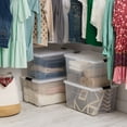 thumbnail image 3 of IRIS 60 Qt. Plastic Storage Bins with Lids, Stackable Storage Containers, Totes, 4 Pack, 3 of 13
