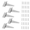 thumbnail image 4 of BRIGHTFUFU 5 Sets Hinge Repair Kit Galvanized Steel Classic for DIY Enthusiasts, 4 of 8