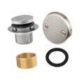 thumbnail image 5 of deevoka Bathtub Drain Tip Anti Clogging Tub Drain Trim Set for Bedroom Bathroom Sink Brushed, 5 of 9