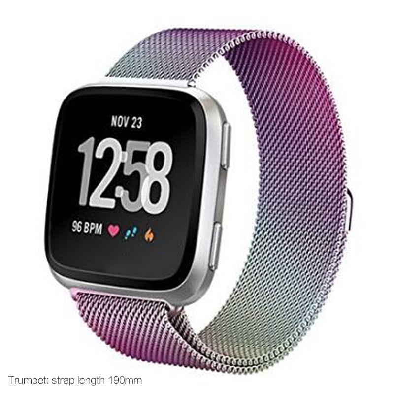 fitbit versa milanese band