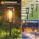 thumbnail image 4 of Xihbxyly Luz Solar para Jardín, Lámpara Exterior Superbrillante, Diseño de Acero Inoxidable Resistente Al Agua, Efecto de Sombras Único, Ideal para Caminos de Jardín, Fácil Instalación, Dura Más de 1, 4 of 7