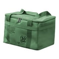 thumbnail image 4 of Bolsa de almacenamiento para acampar 30l Bolsa de transporte de gran capacidad para picnic de playa afuera Verde, 4 of 8
