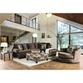 thumbnail image 3 of Furniture of America Sheryl Transitional Microfiber Sectional in Brown, 3 of 5