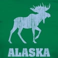 thumbnail image 3 of CafePress - Retro Alaska Moose Women's Dark T Shirt - Women's Traditional Fit Dark T-Shirt, 3 of 4