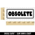 thumbnail image 2 of Obsolete Bold Discontinued Old Inventory Self-Inking Rubber Stamp Ink Stamper for Business Office - Black Ink - Small 1-1/2 Inch, 2 of 7