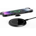 thumbnail image 1 of Arboraoe Wireless Phone Charger for Popsocket/OtterBox/Thick Cases Up to 10mm - 15W Max Wireless Phone Charging Station, Compatible with iPhone 14/13/12(Adapter Not Include), 1 of 3