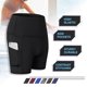 thumbnail image 3 of Moda Mujer Yoga Fitness Pantalones cortos deportivos Estiramiento Bolsillos laterales Cintura alta R Abanopi Pantalones cortos elásticos de yoga, 3 of 7