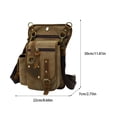 thumbnail image 2 of Bolso de lona Methold con correa para ciclistas Negro, 2 of 6
