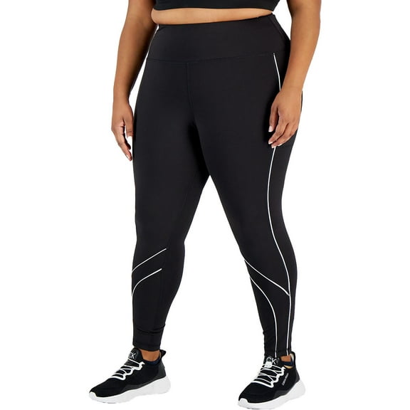 Ideology Womens Plus Activewear Workout Athletic Leggings