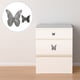 thumbnail image 4 of GOOHOCHY 2pcs Muebles Manedas de cajones Faux Mariposas Manijas de puerta Mangos de aleación de zinc, 4 of 7