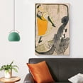 thumbnail image 4 of Painter Henri De Toulouse-Lautrec Famous Paintings Avril (Jane Avril) Posters Artworks Canvas Poster Room Aesthetic Wall Art Prints Home Modern Decor Gifts 16x24inch(40x60cm), 4 of 6