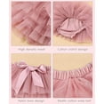 thumbnail image 3 of MMTX 1 Year Old Baby Girl Outfit, Boho Style Baby Girl 1st Birthday Outfit, Jumpsuit, Pink Tutu, 2 Piece Headband, Baby Girl Birthday Party Outfit, Photography Outfit, 3 of 7