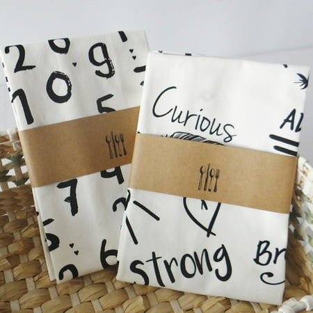 

Comfortable Kitchen Tea Towel Absorbent Touching Cotton Floral Napkins Hand Towel Large Dish Cloth - 23.62 x 15.75