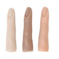 thumbnail image 1 of Nail Training Finger,3Pcs Silicone Finger Model Silicone Practice Finger Silicone Finger Model Achieve More, 1 of 8