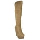 thumbnail image 1 of BOTA ALTA LEON MUJER BEIGE GAMUZA 2811 LEON 2811, 1 of 3