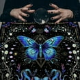 thumbnail image 5 of Butterfly Flower Tarots Tablecloth Divinations Cards Table Cloth Tapestry Astrologys Witchcrafts Deck Cloth Wall Decors, 5 of 8