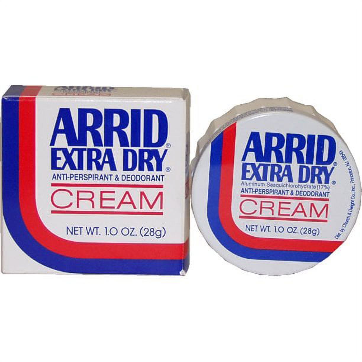 Arrid Extra Dry Anti-Perspirant/Deodorant Cream, 1.0 oz. - image 2 of 5