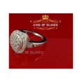 thumbnail image 3 of King of Bling's 0.75ct 925 Sterling White Silver Round 925 Cubic Zirconia Womens Ring Size 7.5, 3 of 10