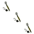 thumbnail image 1 of VONKY Stainless Steel Golf Club Brush Portable Handheld Replacement Solid Color Telescopic Double-sided Ball Brushes Yellow with Lid 3Set, 1 of 6