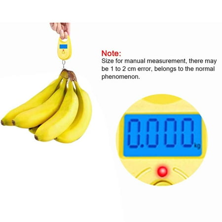 - Bonrich Digital Scale 25kg*5g Mini Electronic Hanging Luggage Scale LCD Display With Blue Backlight For Travelling, Shopping, Fishing, And Home