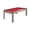 Red, variant on 7 FT Billiard Table – Wood Finish, Red Felt – Ideal for Game Room, Home Office, Family Recreation – Classic and Durable – Only Table