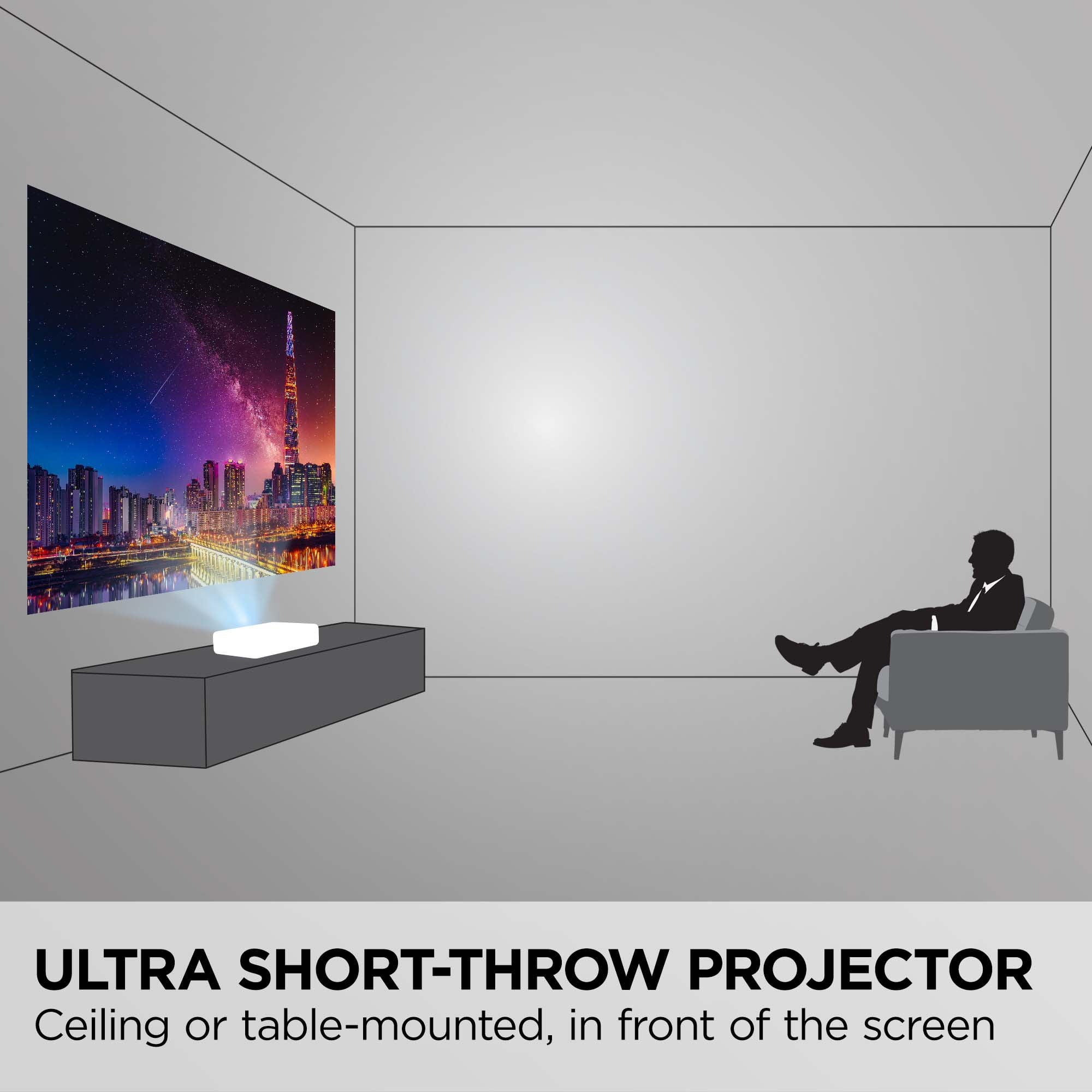 ViewSonic LS832WU 5000 Lumens WUXGA Ultra Short Throw Projector