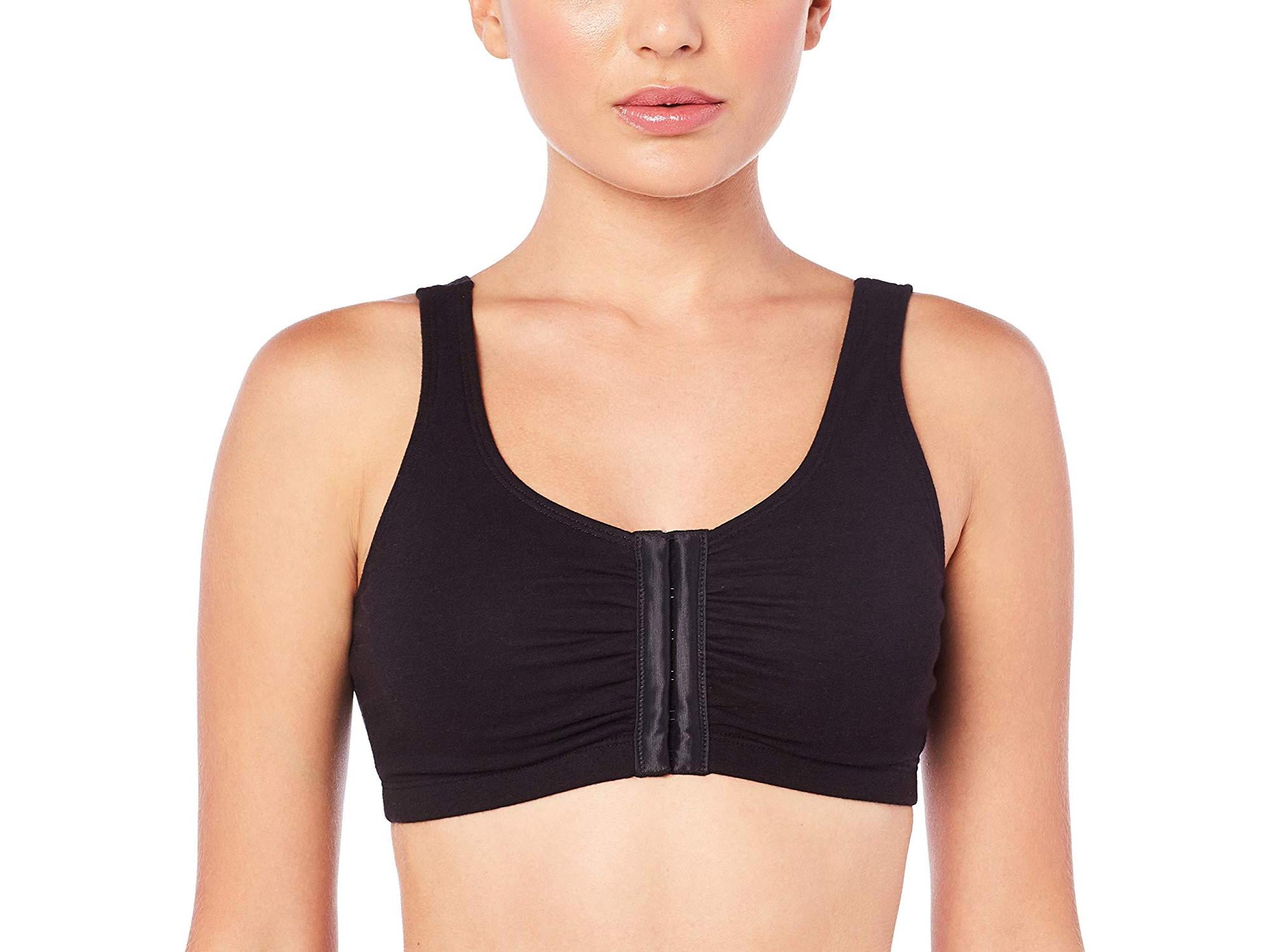 fruit of the loom women's front close builtup sports bra