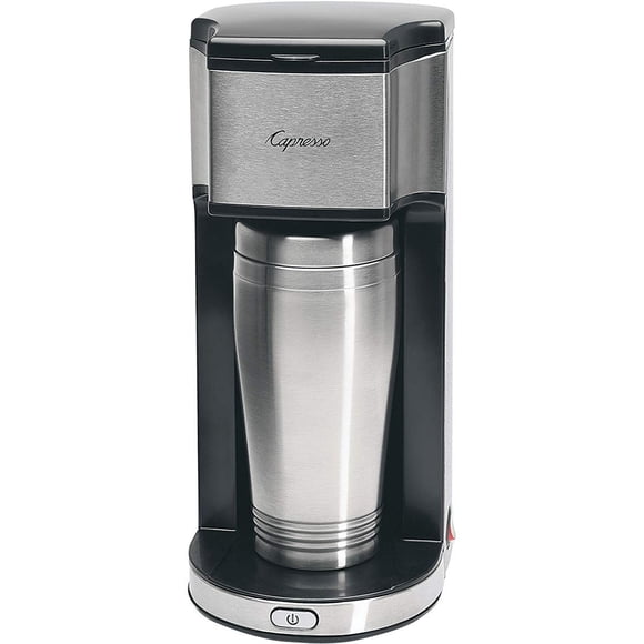 Capresso Cafetière Personnelle pour Emporter, Argent/noir