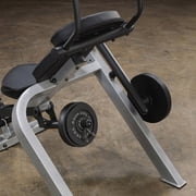 Body Solid GAB300 Semi Recumbent Ab Bench w/ Steel Frame for Abs & Obliques, Black