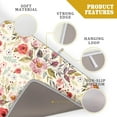 thumbnail image 4 of Shabby Flora Dish Drying Mats 18x24, Watercolor Flowers Roses Petals Dots Leaves Buds Spring Season Theme, Countertop Mat Absorbent Drainer Dry Pad,Vintage Elegant Pink Kitchen Bar Decor, 4 of 6